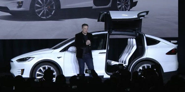 特斯拉Model X售价公布 售96.1万元起